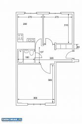 Tarnów własnościowe 44,64 m2 + piwnica + suszarnia - Obrazek 1
