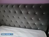 Łóżko 140x200 z pikowanym zagł - Obrazek 1
