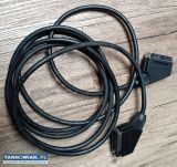Kabel przewód scart 3m av audio video do tv  - Obrazek 1