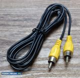 Kabel wtyk rca cinch - wtyk rca 1,8m żółty - Obrazek 1