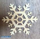 Eco dekor drewniany płatek śniegu - Obrazek 2