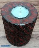 Świecznik dekoracyjny dekor na podgrzewacz ciemny  - Obrazek 1