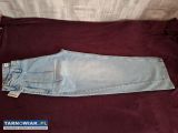 Spodnie jeans baggy Wide Pleated 36 S Bershka Nowe - Obrazek 2