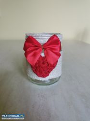 Wazon, świecznik lampion słoik ozdobny dekoracyjny - Obrazek 1