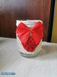 Wazon, świecznik lampion słoik ozdobny dekoracyjny - Obrazek 3