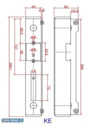 Kaseta elektrozaczepu nr 160 - Obrazek 2