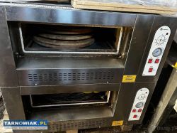 Piec do pizzy gazowy 2-komorowy 8x30cm "DIAVO - Obrazek 1