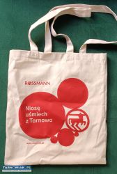 Zakupowa torba materiałowa Niosę twój uśmiech - Obrazek 1