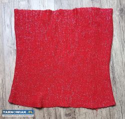 Czerwona czapka komin zestaw - Obrazek 2