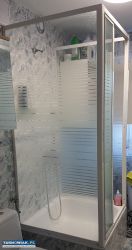 Kabina prysznicowa SANPLAST 90x90 cm – szkło hart. - Obrazek 1