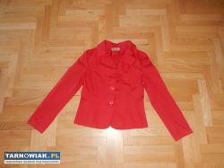 żakiet czerwony rozmiar 38/40 - Obrazek 1
