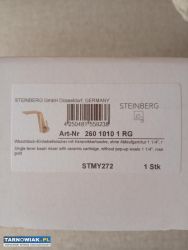 Bateria umywalkowa STEINBERG - złota - Obrazek 4