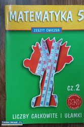 Matematyka 5  ćwiczenia liczby całkowite i ułamki - Obrazek 1