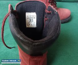 Wojas 33 trzewiki zimowe czerwone - Obrazek 3