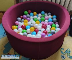 Basen z kulkami suchy Puchatek 90x40cm bdb stan - Obrazek 1