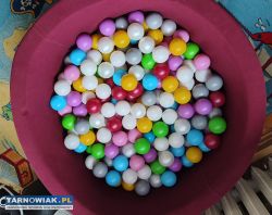 Basen z kulkami suchy Puchatek 90x40cm bdb stan - Obrazek 2