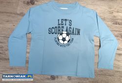 Niebieska bluza Let's score again Zara 130 - Obrazek 1