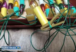 Lampki choinkowe świeczki  PRL kolekcjonerskie - Obrazek 4