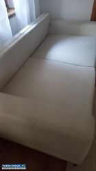 Sofa kremowa rozkładana - Obrazek 3