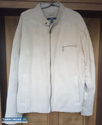 Beżowa kurtka męska bomberka jesienno wiosenna TCM - Obrazek 1