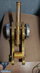 armata z mosiądzu boki drewno - Obrazek 4