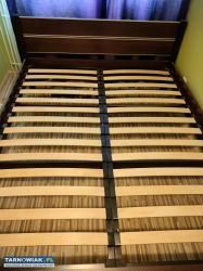 Łóżko wolnostojący "Queen" + materac - Obrazek 1