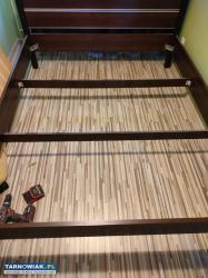 Łóżko wolnostojący "Queen" + materac - Obrazek 3