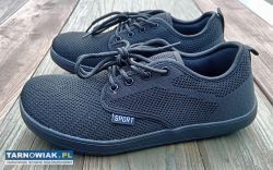 Lekkie buty sportowe 39 czarne - Obrazek 2