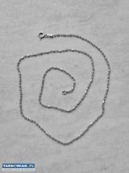 Srebrny łańcuszek kuleczki   srebro 925  waga 2,8g - Obrazek 1