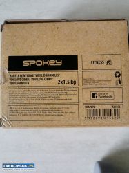 Hantle, hantelki, ciężarki Spokey winylowe 2x1,5kg - Obrazek 3