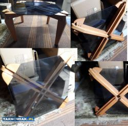 stolik niski kawowy salonowy 78x78x50 - Obrazek 2