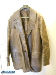 Kurtka skórzana brązowa. - Obrazek 1