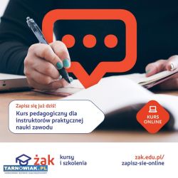 Kurs pedagogiczny dla instruktorów praktycznej nau - Obrazek 1
