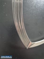 Choker, naszyjnik z cienkich drucików wys. 16,5cm - Obrazek 2