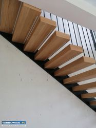 Schody drewniane, szczotkowanie - Obrazek 1