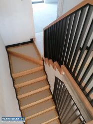 Schody drewniane, szczotkowanie - Obrazek 3