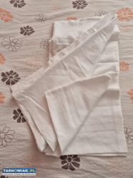 Obrus lniany biały  firmy "Lniany zakątek" 160x340 - Obrazek 1