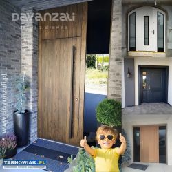 Solidne drzwi drewniane wewnętrzne i zewnętrzne - Obrazek 1