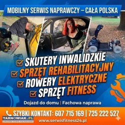 Naprawy skuterów inwalidzkich, rowerów i sprzętu r - Obrazek 1