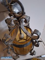 Ręcznie kuta lampa - Obrazek 2