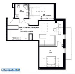 Os. Jagiellońskie, blok 1C mieszkanie L30, 2-pok - Obrazek 4