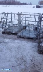 Mauzer beczka 1000l kosz metalowy - Obrazek 4