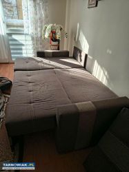 Sprzedam narożnik z dwoma pufami - Obrazek 3