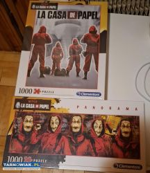 Puzzle edycja limitowana serial Dom z papieru Nowe - Obrazek 1