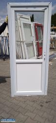 Drzwi pcv 90x210 białe - Obrazek 1