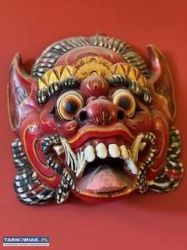 Maski afrykańskie 5 szt komplet - Obrazek 2