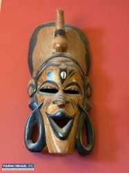 Maski afrykańskie 5 szt komplet - Obrazek 1
