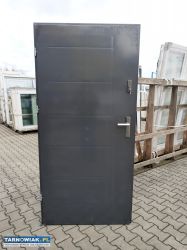 Drzwi stalowe 100x208 Antracyt - Obrazek 2