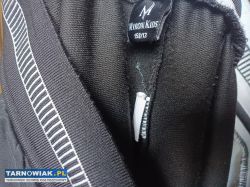 Szerokie czarne spodnie dresowe Myron Kids 158 - Obrazek 2