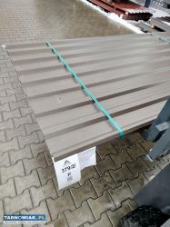 Blacha dachowa, trapez T-18 brązowy połysk - pakie - Obrazek 1